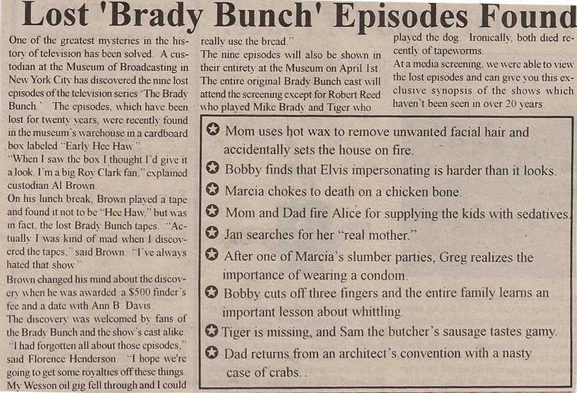 brady story
